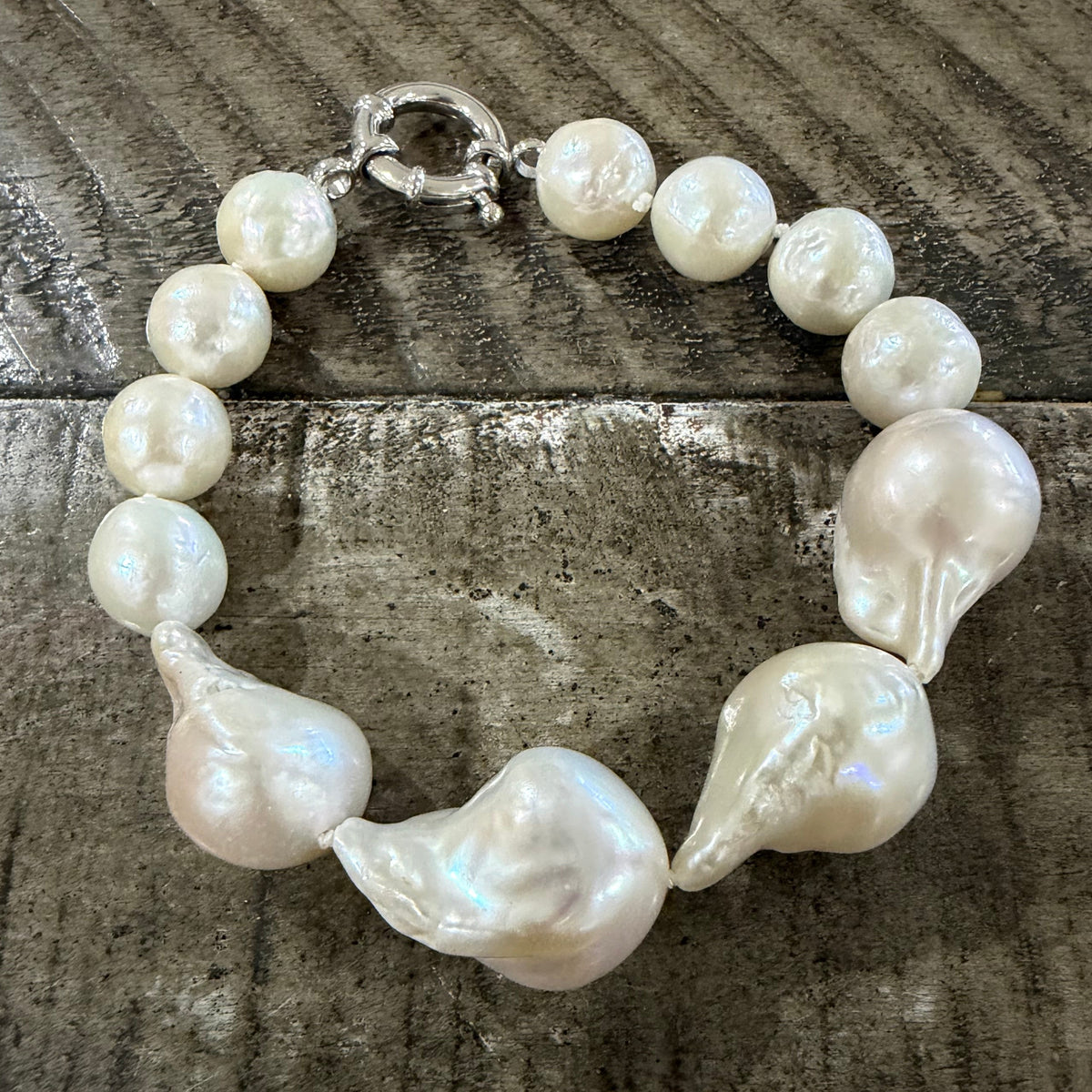 Baroque Pearl / Edison Pearl Bracelet